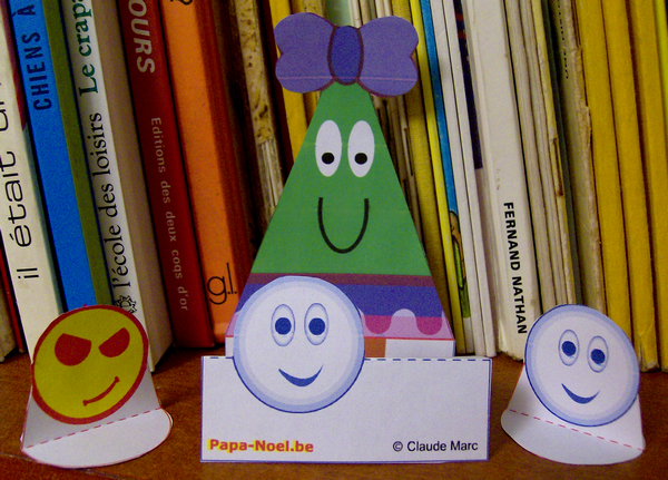 Paper dolls NOEL pour faire une décoration de Noël déco en papier