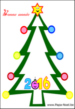 coloriages bonne année 2016 nouvel an 2016 carte bonne annee à imprimer