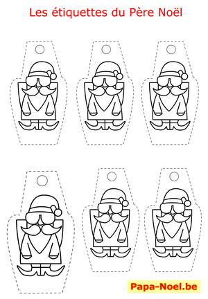 De Étiquettes pour cadeaux de Noël Mots-clés Joyeux Noël Étiquettes cadeaux  Père Noël imprimables Etiquettes autocollantes imprimables du Père Noël Etiquettes  cadeaux de Noël -  France