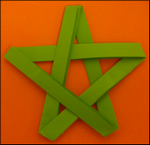 Etoile de NOEL : fabriquer une étoile de Noël en papier étoile à 5 branches